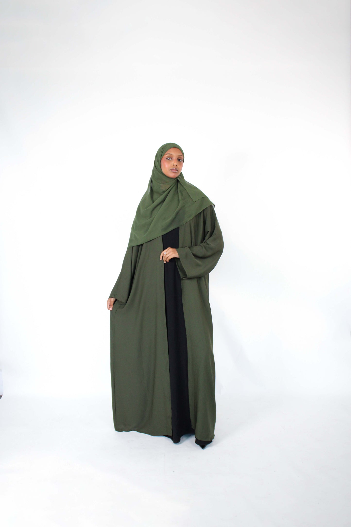 Olive Green Abaya