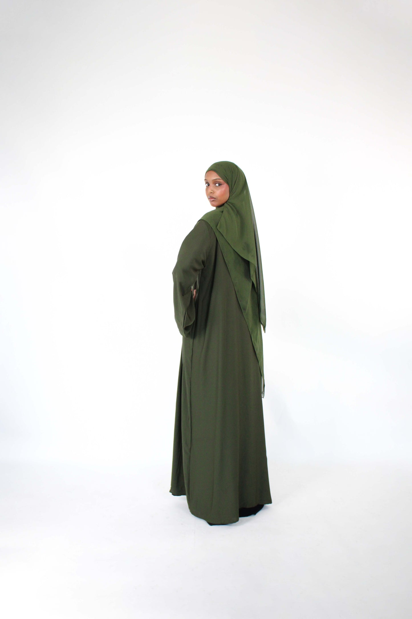 Olive Green Abaya