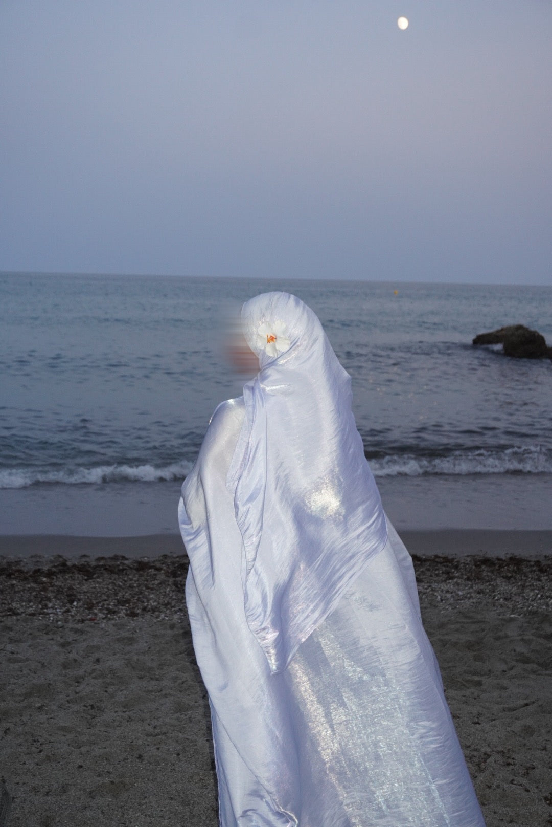 Icy Blue Abaya