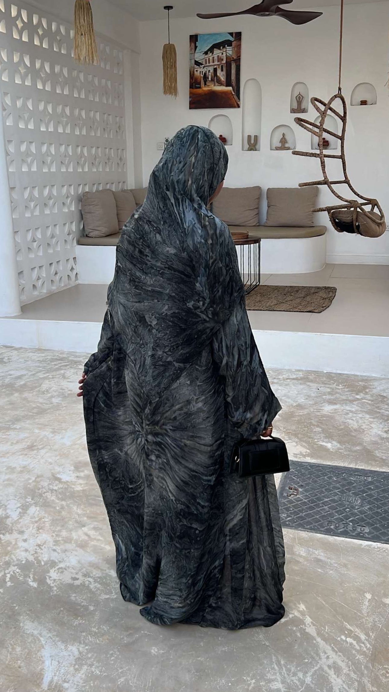Dusky Marble Abaya