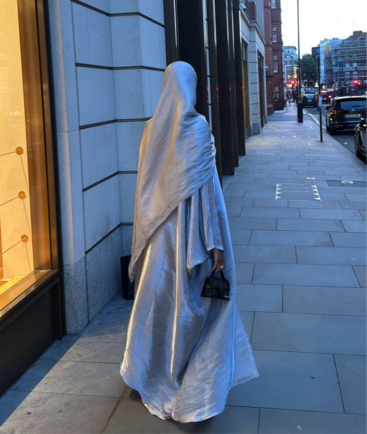 Dove Grey Abaya