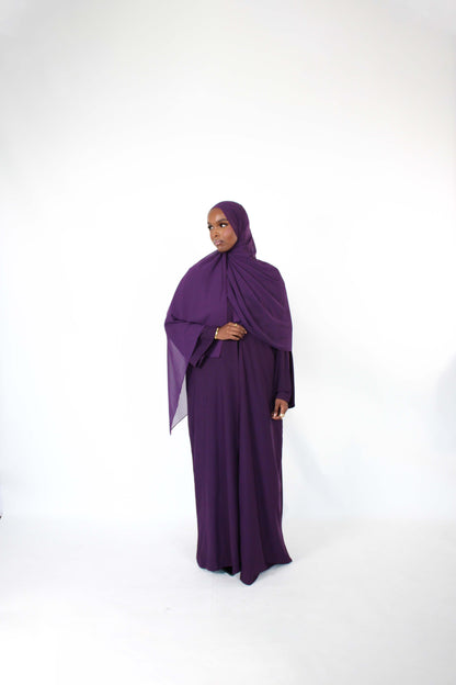 Plum Abaya
