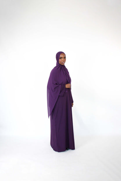 Plum Abaya