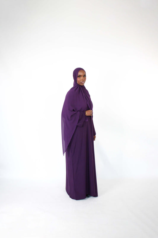 Plum Abaya