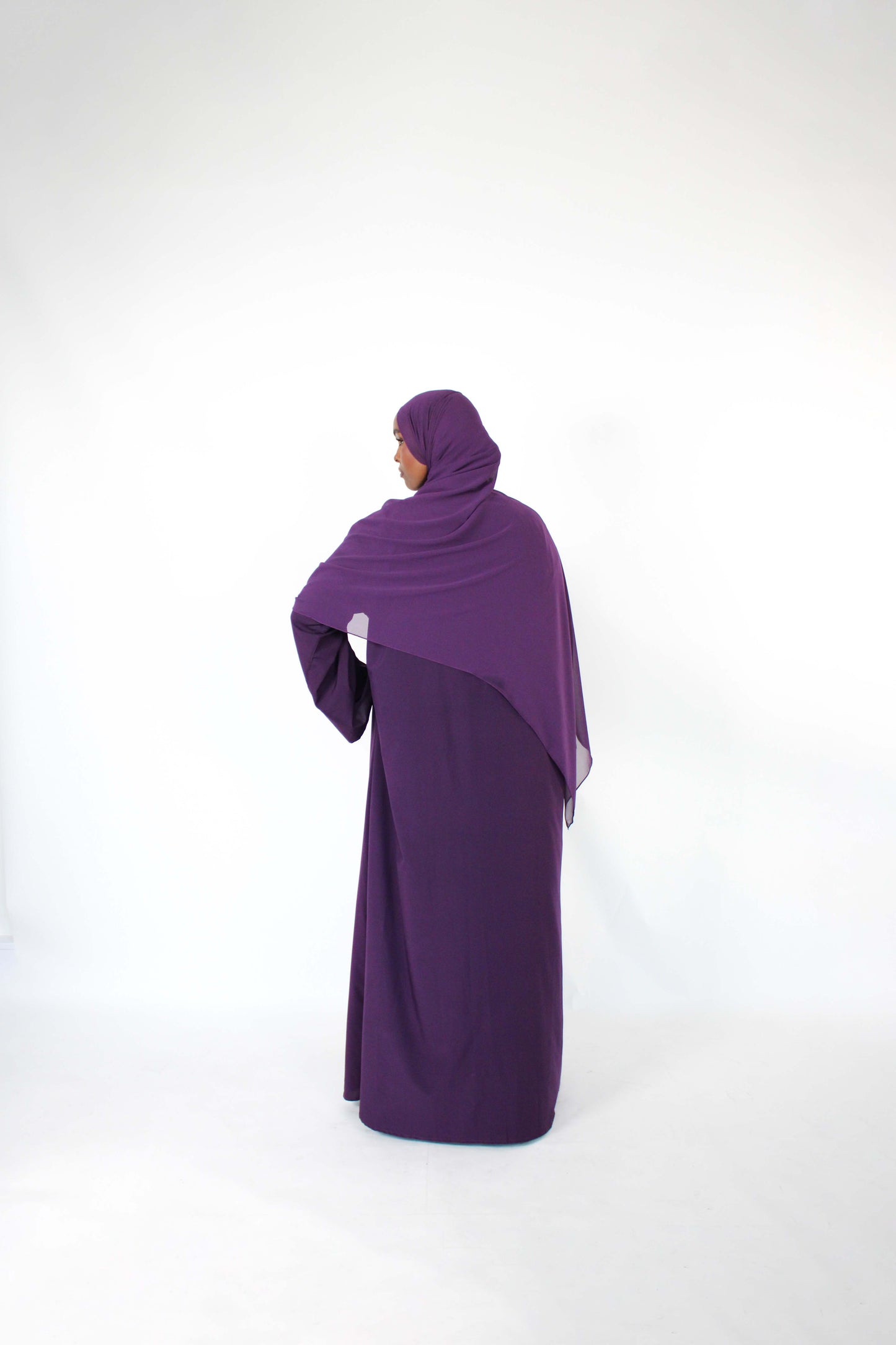 Plum Abaya