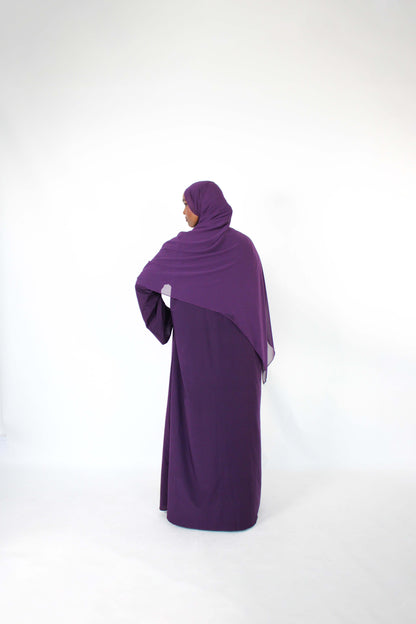 Plum Abaya