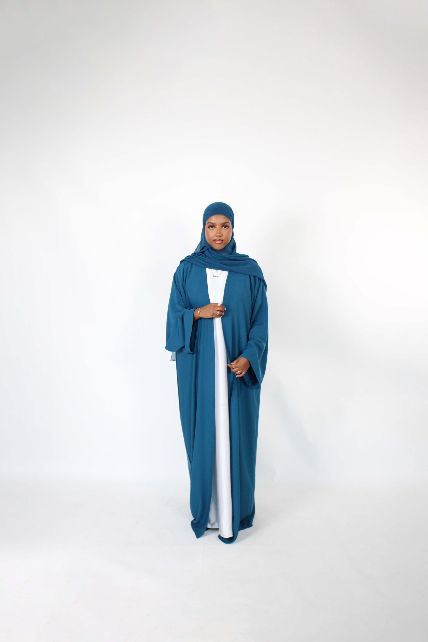 Turquoise Blue Abaya