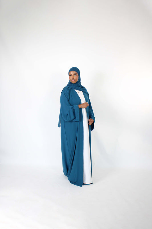 Turquoise Blue Abaya