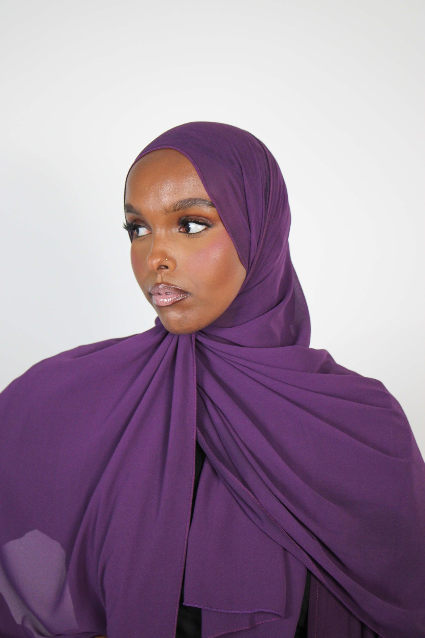 Plum Abaya