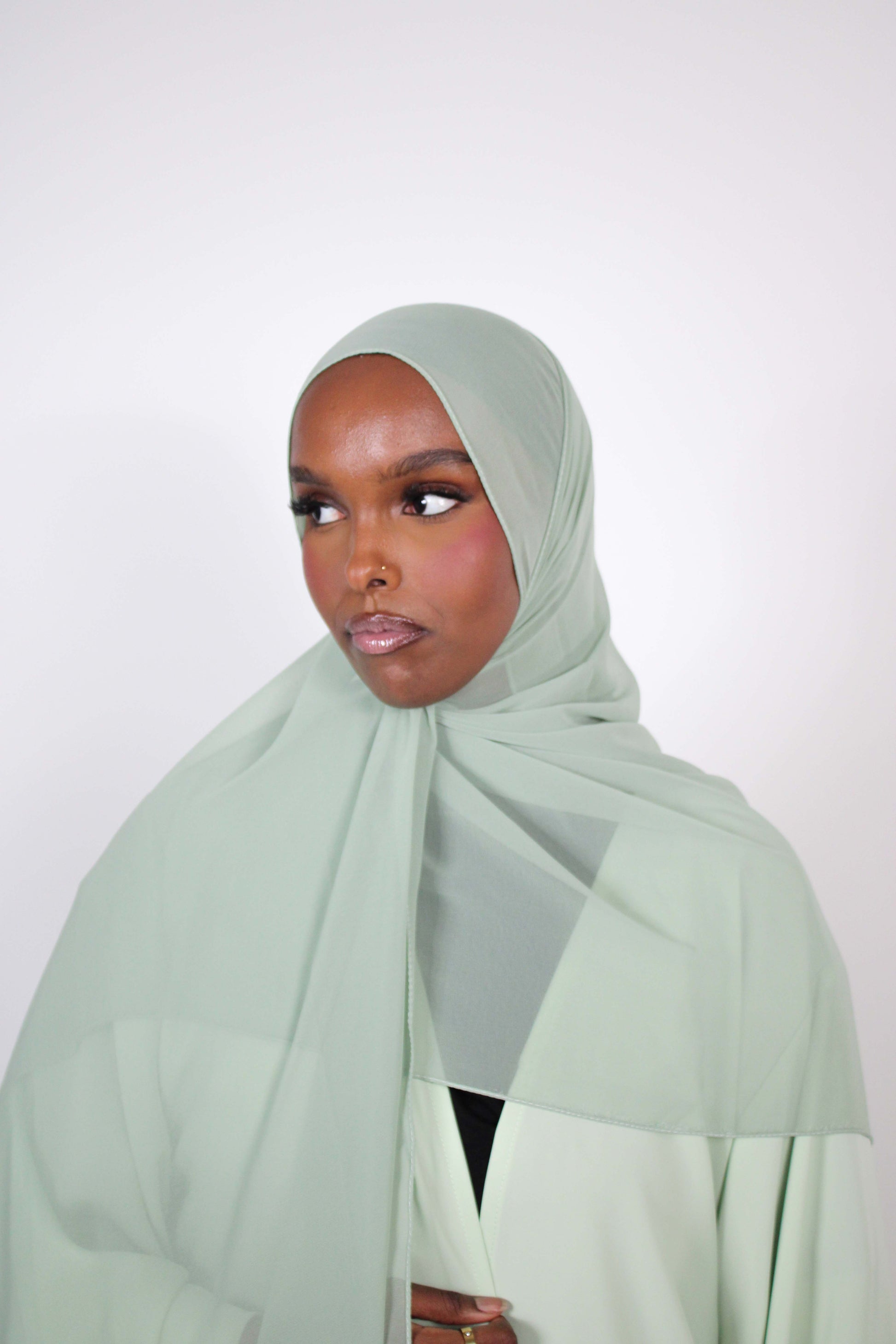 Sage Green Abaya Modayah Sage Green Abaya Modayah